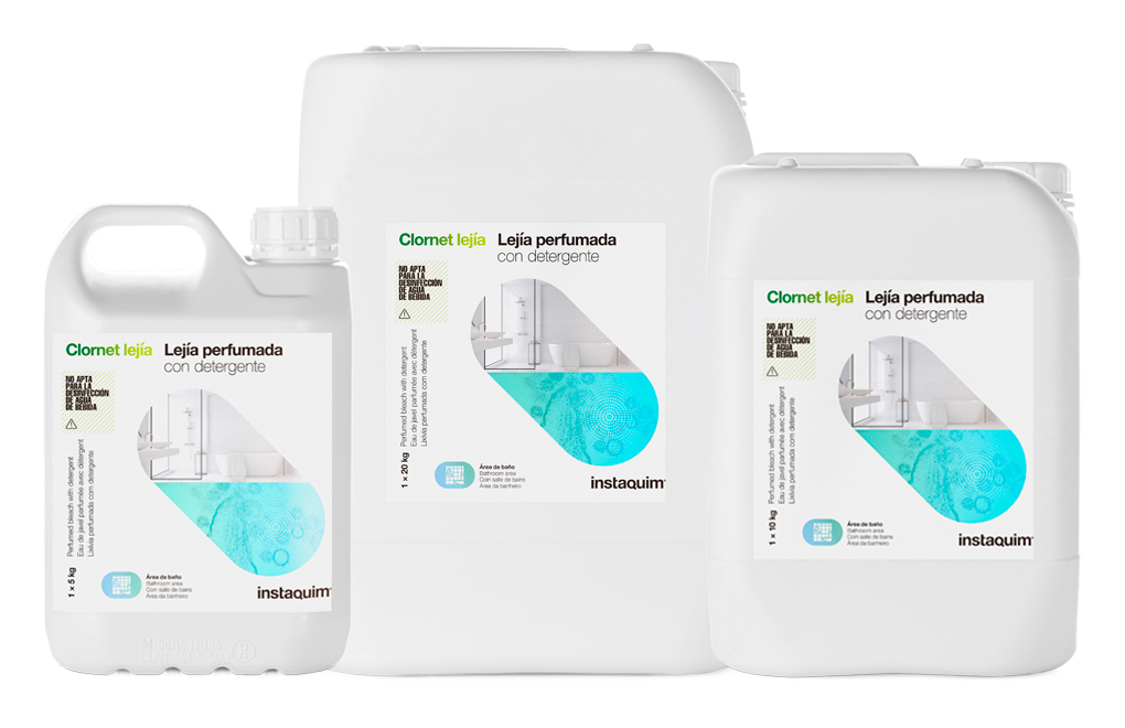 CLORNET — Lejía perfumada con alto poder limpiador y desinfectante.