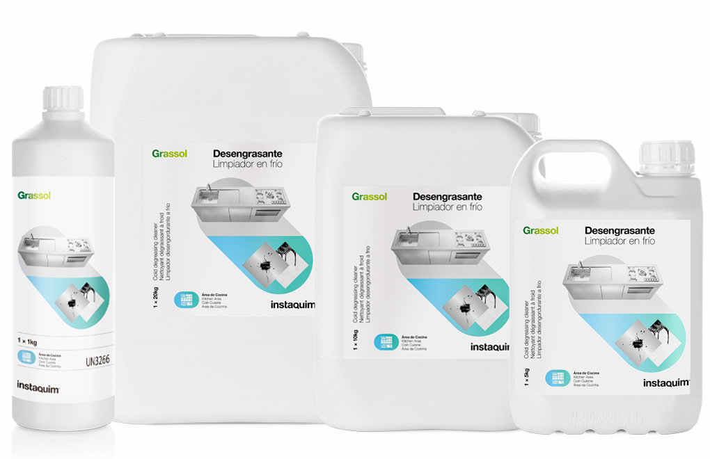 GRASSOL — Desengrasante de alta eficacia con álcalis y disolventes.