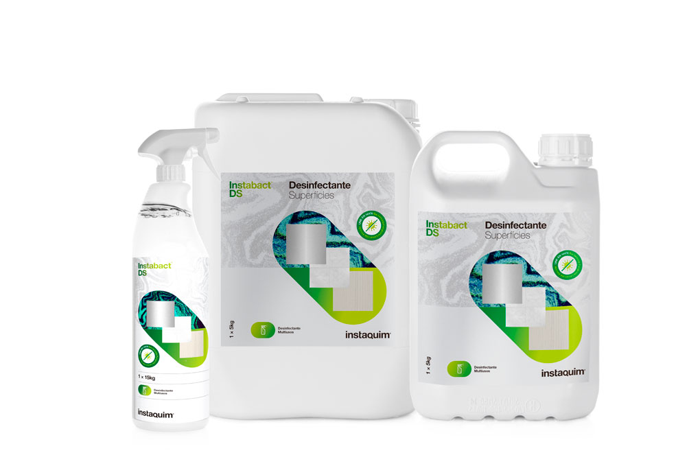 INSTABACT® DS — Bactericida, fungicida y viricida — eficaz contra el Coronavirus.