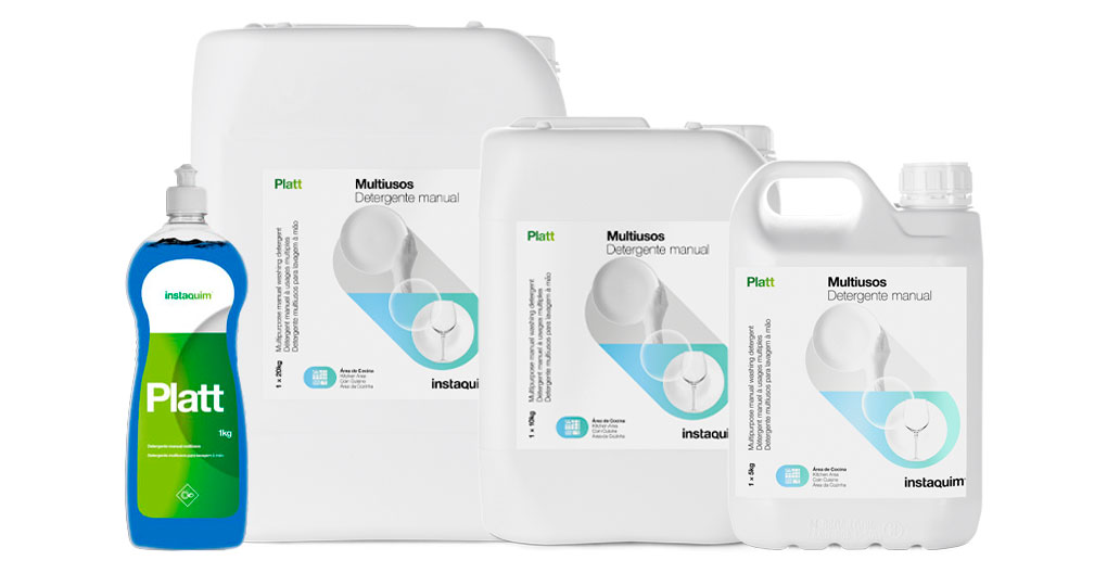 PLATT — Desengrase perfecto para lavado manual, protegiendo la piel.