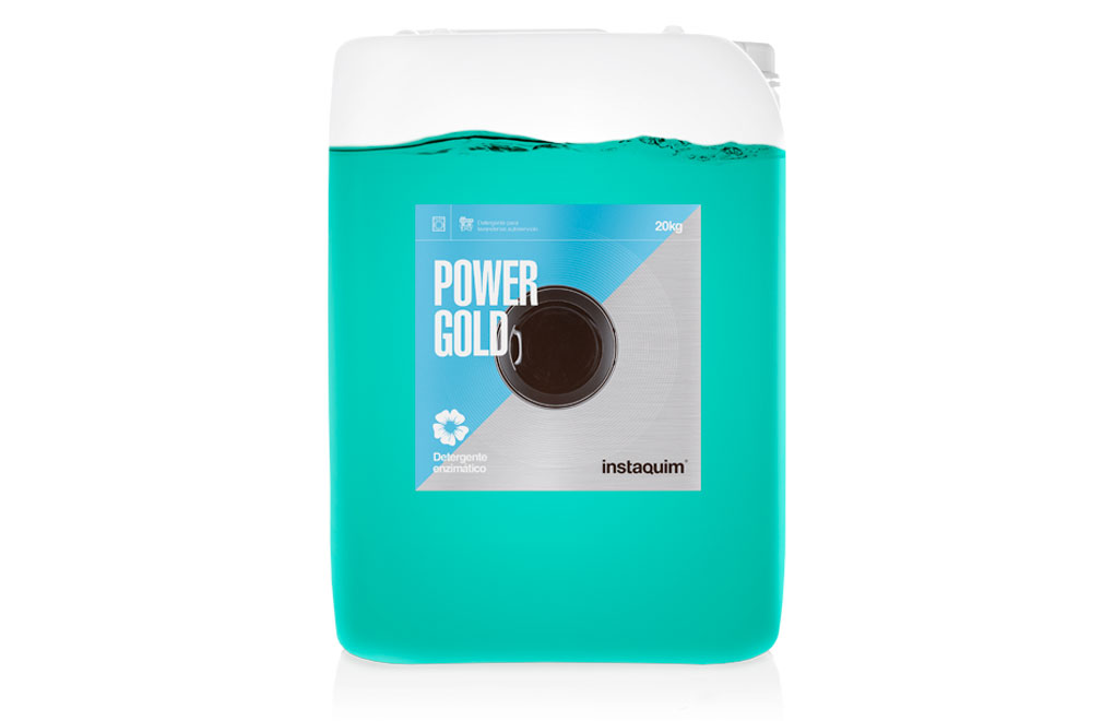 POWER GOLD — Detergente enzimático de alta eficacia para resultados superiores.