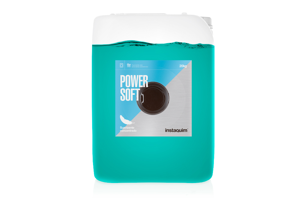 POWER SOFT — Suavizante concentrado que resiste los ciclos de secado.